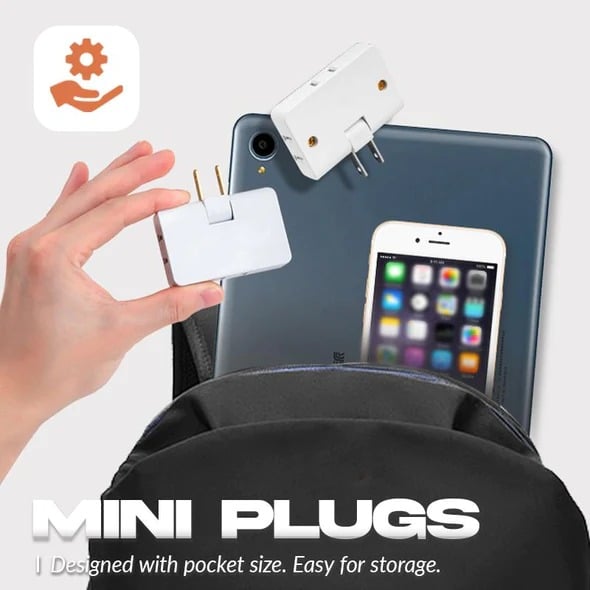 2025-180 Degrees Rotatable Socket Converter